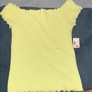New off the shoulder top